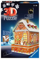 Ravensburger Christmas Gingerbread House Night Edition 3D-Puzzle 216 Stück(e) Gebäude