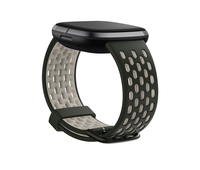 Fitbit FB174SBGNWTS Smartwatch-Zubehör Band Grün, Weiß Aluminium, Silikon (Grün, Weiß)