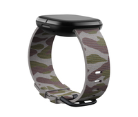 Fitbit FB174WBGNS Smartwatch-Zubehör Band Camouflage Aluminium, Synthetisch (Camouflage)