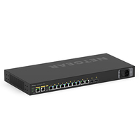 Netgear M4250-10G2F Managed L2/L3 Gigabit Ethernet (10/100/1000) Power over Ethernet (PoE) 1U Schwarz (Schwarz)