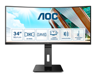 AOC P2 CU34P2A LED display 86,4 cm (34 Zoll) 3440 x 1440 Pixel Quad HD Schwarz (Schwarz)