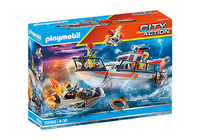 Playmobil City Action Seenot: Löscheinsatz (Mehrfarbig)