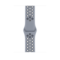 Apple MG403ZM/A Smartwatch-Zubehör Band Schwarz, Grau Fluor-Elastomer (Schwarz, Grau)