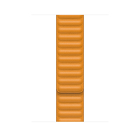 Apple MY9Q2ZM/A Smartwatch-Zubehör Band Orange Leder (Orange)