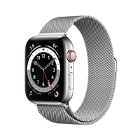 Apple Watch Series 6 44 mm OLED 4G Silber GPS