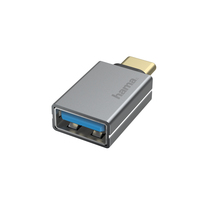Hama 00200300 Kabeladapter USB Type-A USB Typ-C Grau