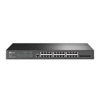 TP-Link TL-SG3428 Netzwerk-Switch Managed L2 Gigabit Ethernet (10/100/1000) 1U Schwarz (Schwarz)