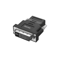 Hama 00205169 Kabeladapter DVI HDMI Schwarz (Schwarz)