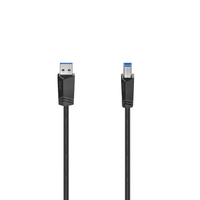 Hama 00200625 USB Kabel 1,5 m USB 3.2 Gen 1 (3.1 Gen 1) USB A USB B Schwarz (Schwarz)