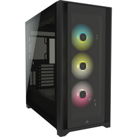 Corsair iCUE 5000X RGB Midi Tower Schwarz (Schwarz)