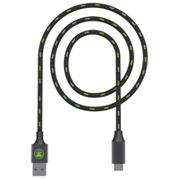 Snakebyte SB916267 USB Kabel 2 m USB 3.2 Gen 2 (3.1 Gen 2) USB C USB A Schwarz, Grün (Schwarz, Grün)