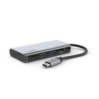 Belkin AVC006btSGY USB 3.2 Gen 1 (3.1 Gen 1) Type-C 5000 Mbit/s Silber