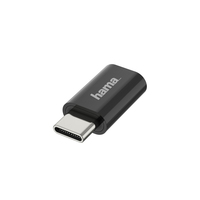 Hama 00200310 Kabeladapter Micro USB USB-C Schwarz (Schwarz)