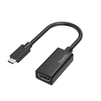 Hama 00200315 Videokabel-Adapter USB Typ-C HDMI Schwarz (Schwarz)