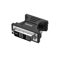 Hama 00200340 Videokabel-Adapter DVI-I VGA (D-Sub) Schwarz (Schwarz)