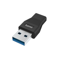 Hama 00200354 Kabeladapter USB Type-A USB Typ-C Schwarz (Schwarz)