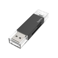 Hama 00200127 Kartenleser USB 3.2 Gen 1 (3.1 Gen 1) Type-A/Type-C