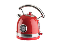 Korona 20667 Retro Wasserkocher | Rot | Retro Temperaturanzeige | 2200 Watt | 1,8 Liter (Rot)