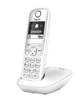 Gigaset AE690 Analoges/DECT-Telefon Anrufer-Identifikation Weiß (Weiß)