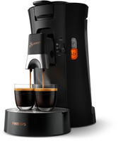 Senseo Kaffeestärkewahl Plus, Memo-Funktion, Kaffeepadmaschine (Schwarz)