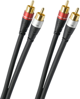 OEHLBACH D1C33141 Audio-Kabel 0,75 m 2 x RCA Schwarz (Schwarz)