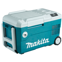 Makita DCW180Z Kühlbox 20 l Elektro Blau, Weiß (Blau, Weiß)