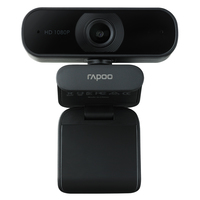 Rapoo XW180 Webcam 1920 x 1080 Pixel USB 2.0 Schwarz (Schwarz)
