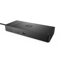 DELL WD19S-180W Verkabelt USB 3.2 Gen 2 (3.1 Gen 2) Type-C Schwarz (Schwarz)