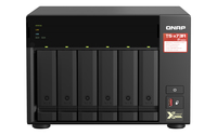 QNAP TS-673A-8G NAS & Speicherserver Tower Eingebauter Ethernet-Anschluss Schwarz V1500B (Schwarz)