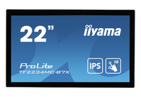 iiyama ProLite TF2234MC-B7X Touchscreen-Monitor 54,6 cm (21.5 Zoll) 1920 x 1080 Pixel Multitouch Multi-Nutzer Schwarz (Schwarz)