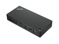 Lenovo 40AY0090EU Notebook-Dockingstation & Portreplikator Verkabelt USB 3.2 Gen 1 (3.1 Gen 1) Type-C Schwarz (Schwarz)