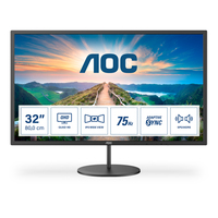 AOC V4 Q32V4 Computerbildschirm 80 cm (31.5 Zoll) 2560 x 1440 Pixel 2K Ultra HD LED Schwarz (Schwarz)