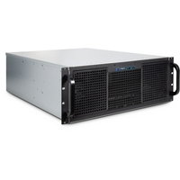 Inter-Tech 4U 40255 Rack Schwarz, Grau (Schwarz, Grau)