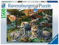 Ravensburger Wolves in Spring Puzzlespiel 1500 Stück(e) Tiere (Mehrfarbig)