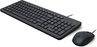 HP 150 Maus und Tastatur (kabelgebunden) (Schwarz)