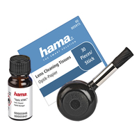 Hama Optic HTMC Digitalkamera Geräte-Reinigungsset 12 ml (Schwarz, Metallisch)
