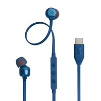 JBL Tune 310C USB Kopfhörer Kabelgebunden im Ohr Anrufe/Musik USB Typ-C Blau (Blau)