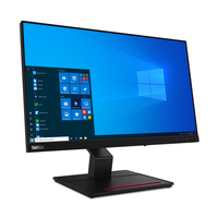 Lenovo ThinkVision T24t-20 LED display 60,5 cm (23.8") 1920 x 1080 Pixel Full HD Touchscreen Kapazitiv Schwarz
