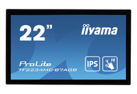 iiyama ProLite TF2234MC-B7AGB Touchscreen-Monitor 54,6 cm (21.5 Zoll) 1920 x 1080 Pixel Multitouch Multi-Nutzer Schwarz (Schwarz)