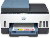 HP Smart Tank 7306 All-in-One, Farbe, Drucker für Home und Home Office, Drucken, Scannen, Kopieren, ADF, Wireless, Automatische Dokumentenzuführung (35 Blatt); Scannen an PDF; Beidseitiger Druck (Grau)