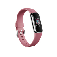 Fitbit Luxe AMOLED Aktivitäts-Trackerarmband Pink, Platin (Pink, Platin)