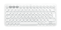 Logitech K380 for Mac Multi-Device Bluetooth Keyboard Tastatur QWERTZ Deutsch Weiß (Weiß)