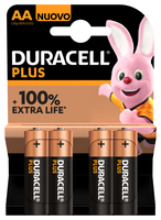 Duracell Plus 100 Einwegbatterie AA Alkali (Mehrfarbig)
