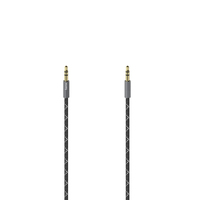 Hama 00205130 Audio-Kabel 1,5 m 3.5mm Schwarz, Grau (Schwarz, Grau)