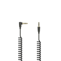 Hama Flexi-Slim Audio-Kabel 1,5 m 3.5mm Schwarz (Schwarz)