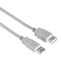 Hama 00200905 USB Kabel 1,5 m USB 2.0 USB A Grau (Grau)