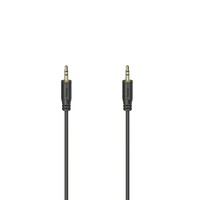 Hama Flexi-Slim Audio-Kabel 0,75 m 3.5mm Schwarz (Schwarz)
