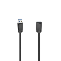 Hama 00200628 USB Kabel 1,5 m USB A Schwarz (Schwarz)