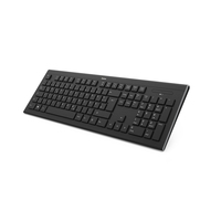 Hama Cortino Tastatur RF Wireless QWERTZ Deutsch Schwarz (Schwarz)