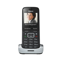 Gigaset Premium 300 HX Black Edition DECT-Telefon Anrufer-Identifikation Schwarz, Silber (Schwarz, Silber)